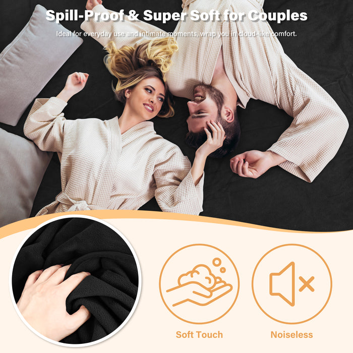 Reversible Polar Fleece Waterproof Blanket