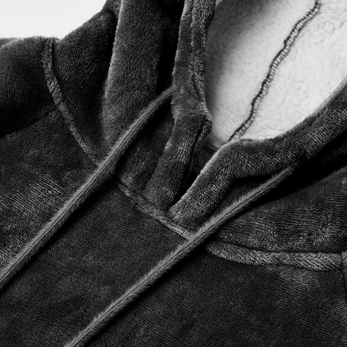 Outdoor Sherpa Slim Fit Hoodie Dress