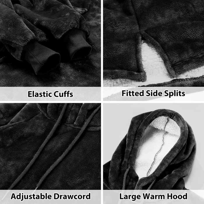 Outdoor Sherpa Slim Fit Hoodie Dress