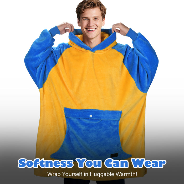 Fans Club Sherpa Oversize Hoodie Blanket