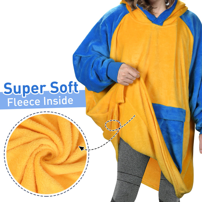 Fans Club Sherpa Oversize Hoodie Blanket