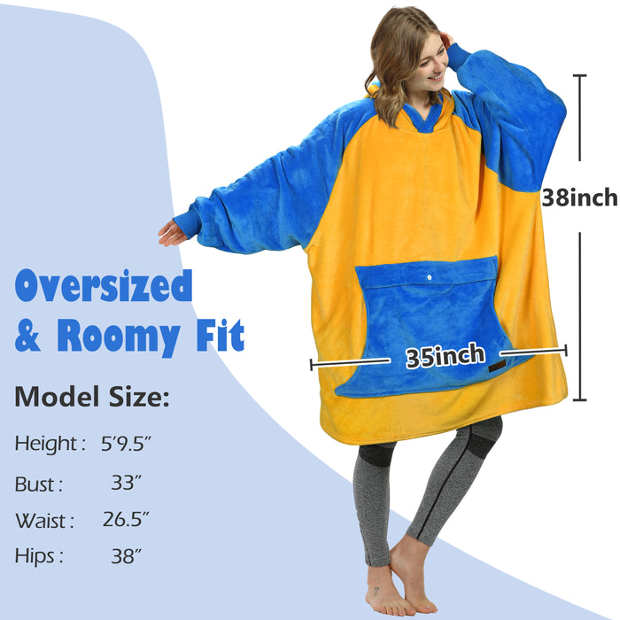 Fans Club Sherpa Oversize Hoodie Blanket