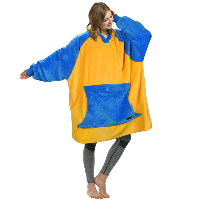 Fans Club Sherpa Oversize Hoodie Blanket