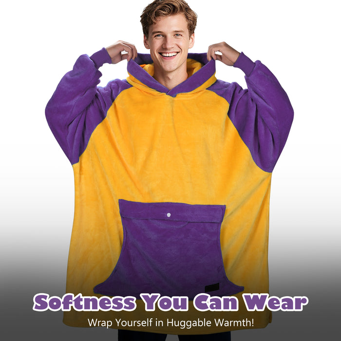 Fans Club Sherpa Oversize Hoodie Blanket