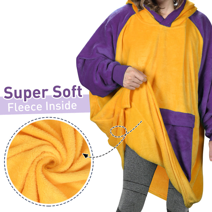 Fans Club Sherpa Oversize Hoodie Blanket