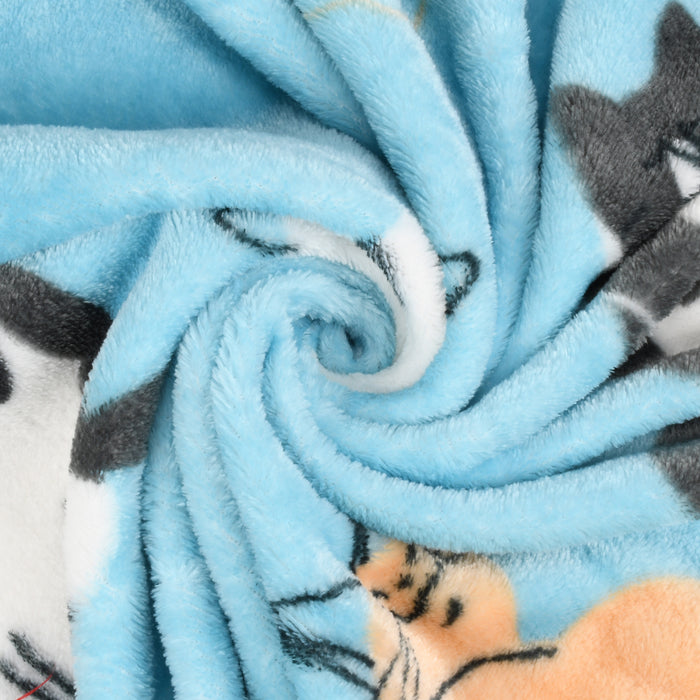 Animal Kingdom Fleece Wearable Blanket With Sleeve