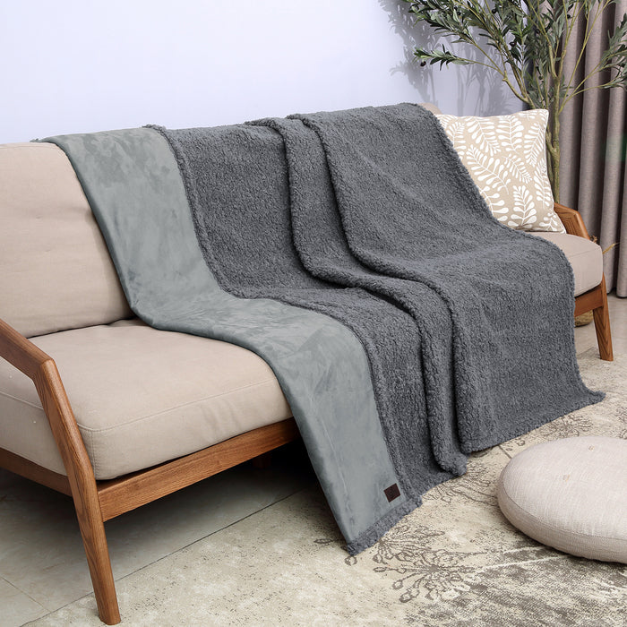 Kritter Planet Suede Teddy Fleece Waterproof Dog Blankets