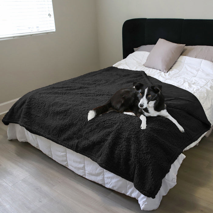 Reversible Polar Fleece Waterproof Blanket