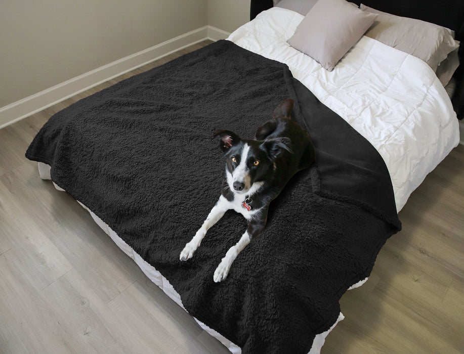 Reversible Polar Fleece Waterproof Blanket