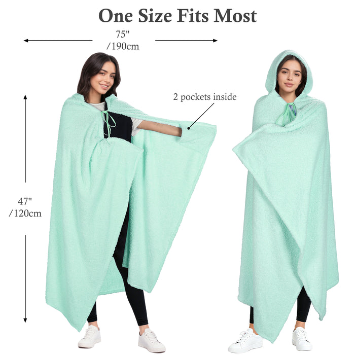 Portable Sherpa Fleece Stadium Blanket Soft, Cozy & Water-Resistant