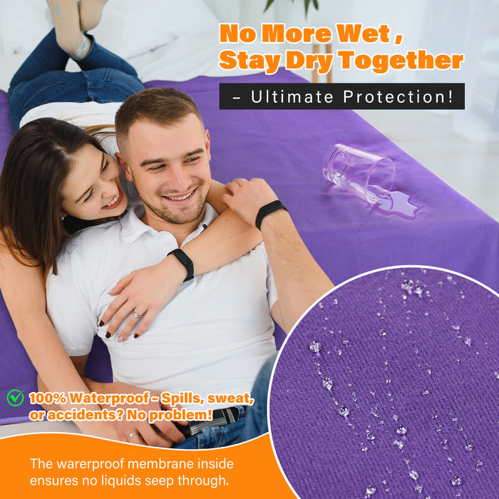All Season Reversible Warp Knitted Fabric Waterproof Blanket