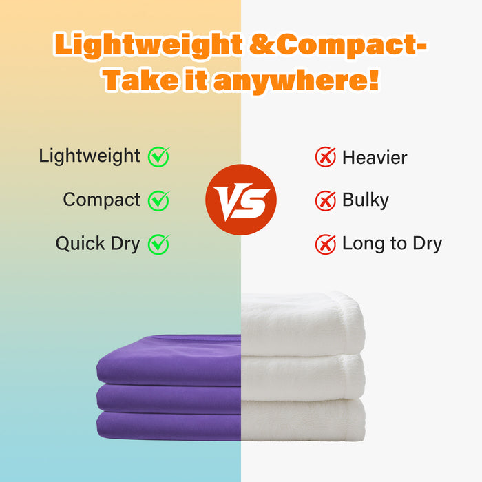 All Season Reversible Warp Knitted Fabric Waterproof Blanket