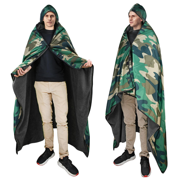 Portable Polar Fleece Waterproof Stadium  Blanket