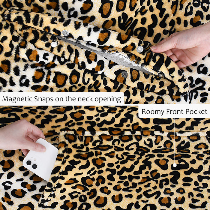 Sherpa Wearable Blanket Poncho