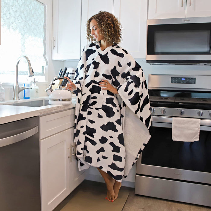 Sherpa Wearable Blanket Poncho