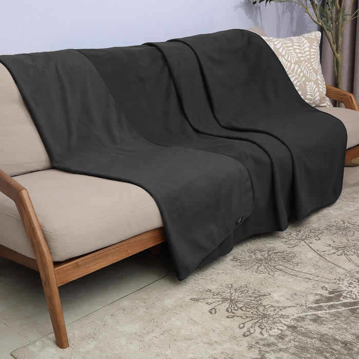 Reversible Polar Fleece Waterproof Blanket