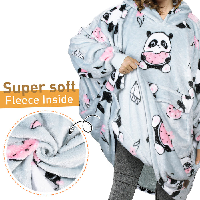 Animal Kingdom All Season Oversize Hoodie Blanket