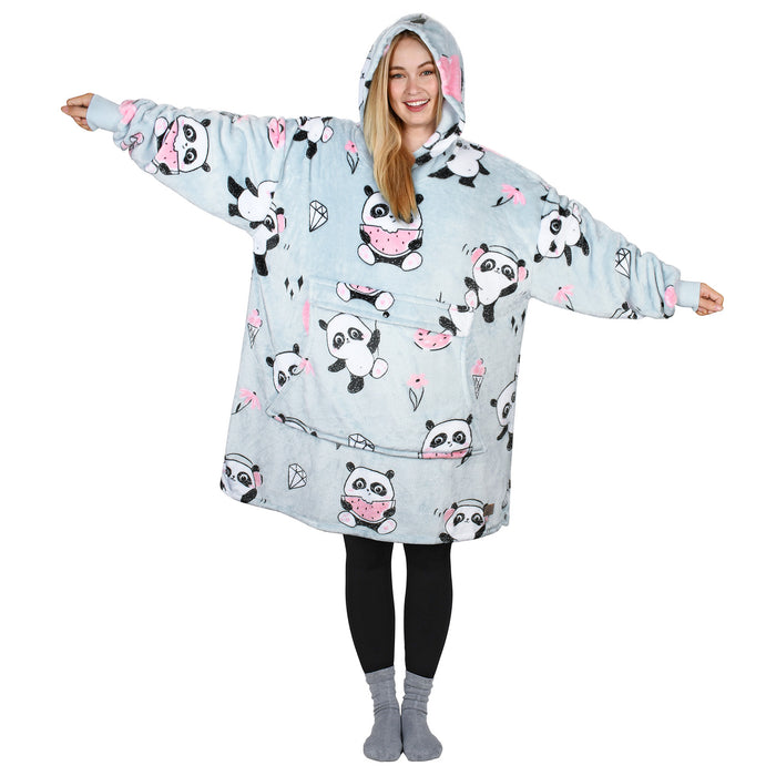 Animal Kingdom All Season Oversize Hoodie Blanket