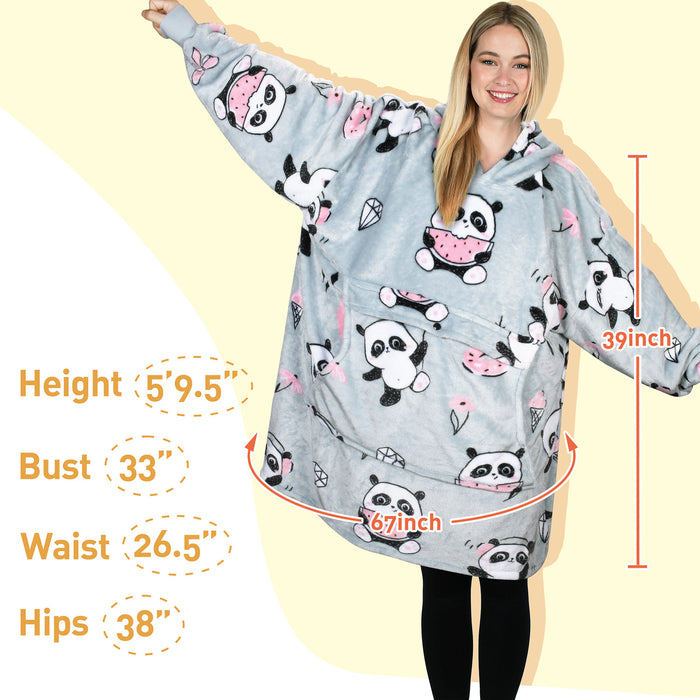 Animal Kingdom All Season Oversize Hoodie Blanket