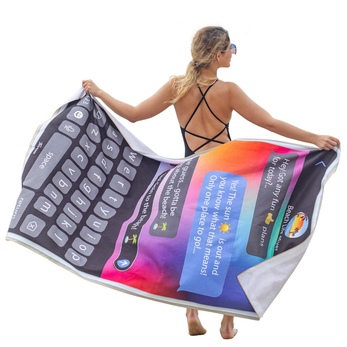 Sandproof Quick Dry Microfibre Beach Towel
