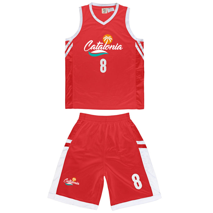 Catalonia Basketball Performance Set - Jersey & Shorts