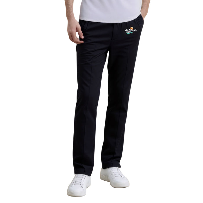 Catalonia Ice-Silk Relaxed Fit Lounge Pants
