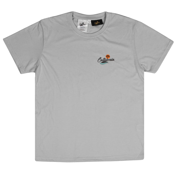 Catalonia Embroidered Logo Cotton Crewneck Tee