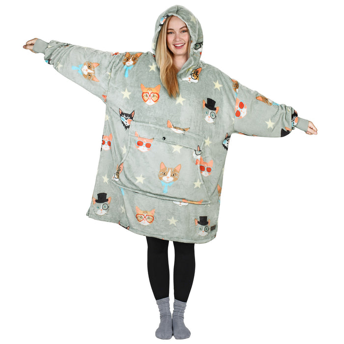 Animal Kingdom All Season Oversize Hoodie Blanket