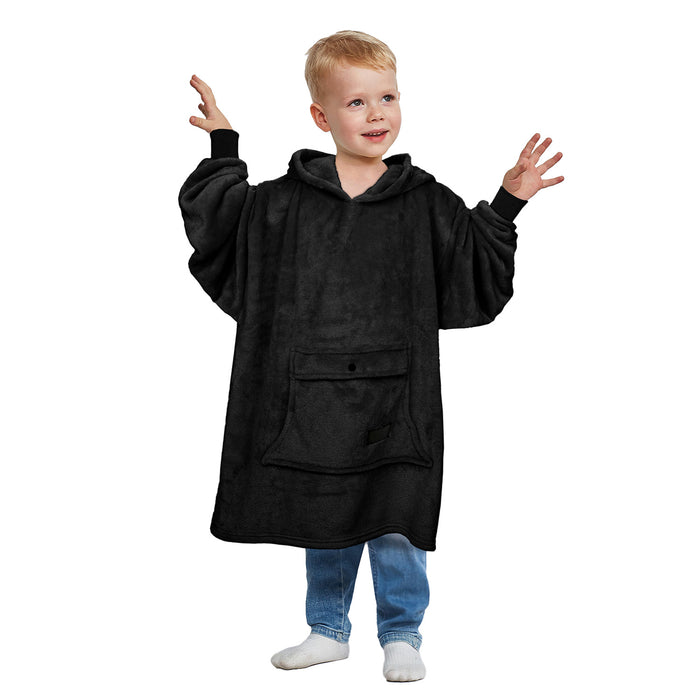 Children All Season Fleece Oversized Hoodie Blanket