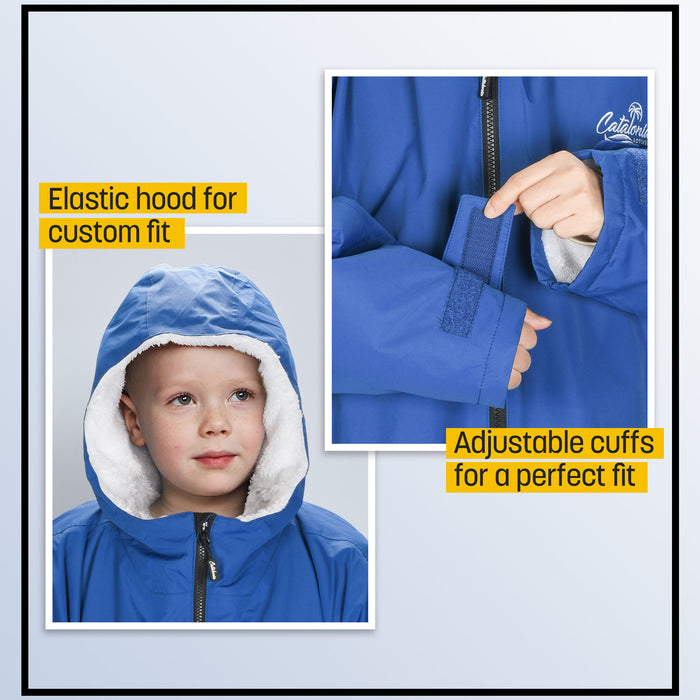 Kids Waterproof Fleece Lined Swim Parka