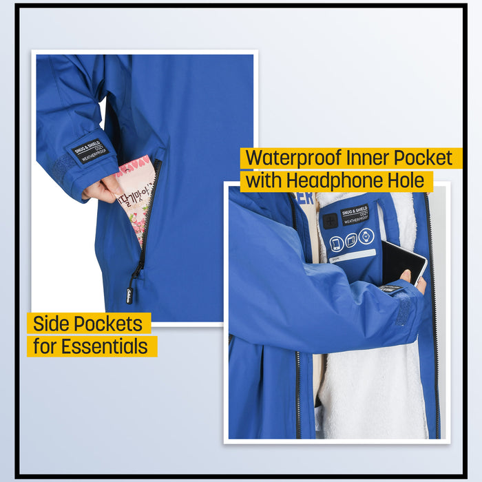 Kids Waterproof Fleece Lined Swim Parka