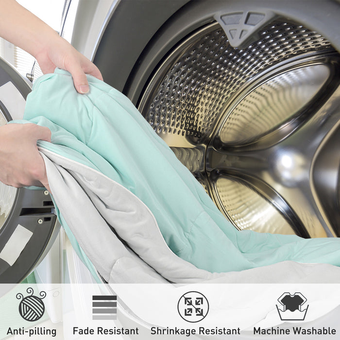 Reversible Lightweight Cooling Throw Blanket