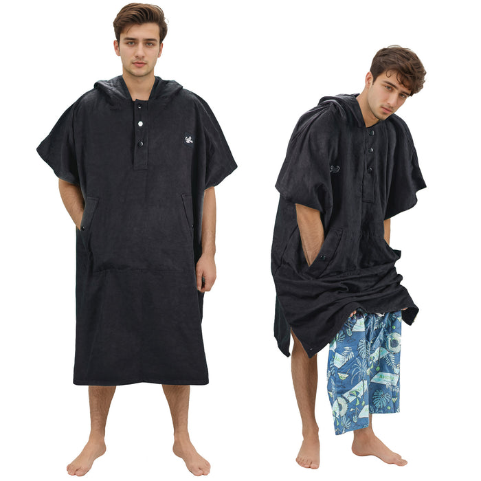 Microfiber Quick Dry Surf Poncho Towel Robe