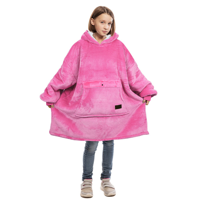 Kid Classic Sherpa Oversize Hoodie Blanket
