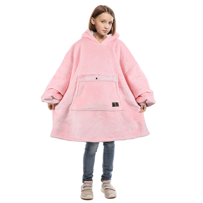 Kid Classic Sherpa Oversize Hoodie Blanket