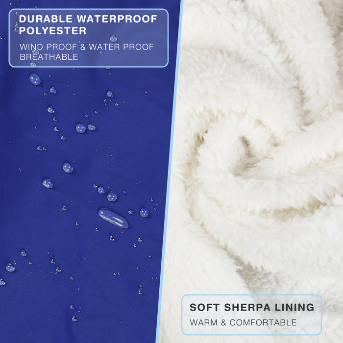 Breathable Windproof Waterproof Warm Swim Parka