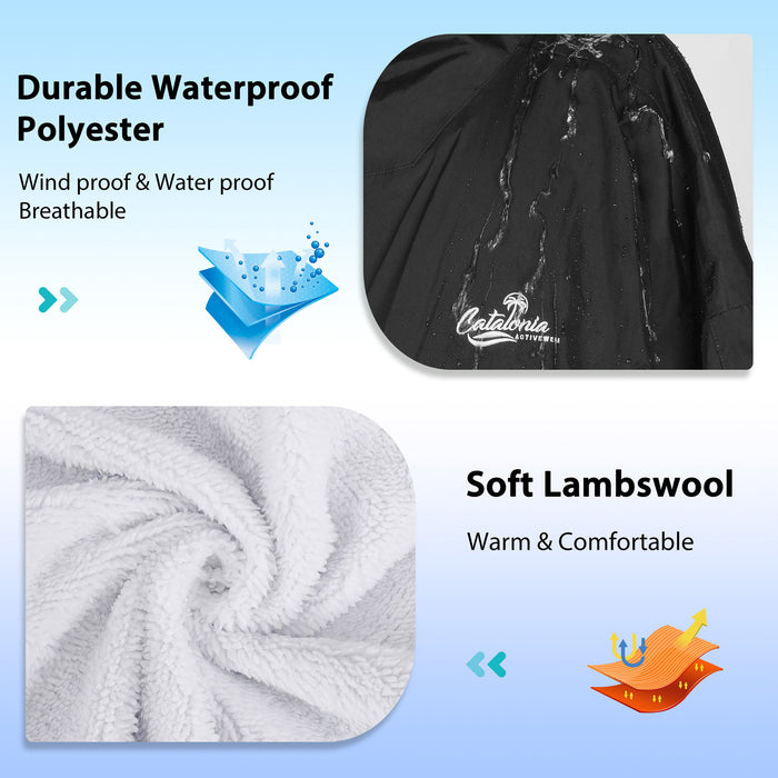 Waterproof Fleece Lined Swim Parka