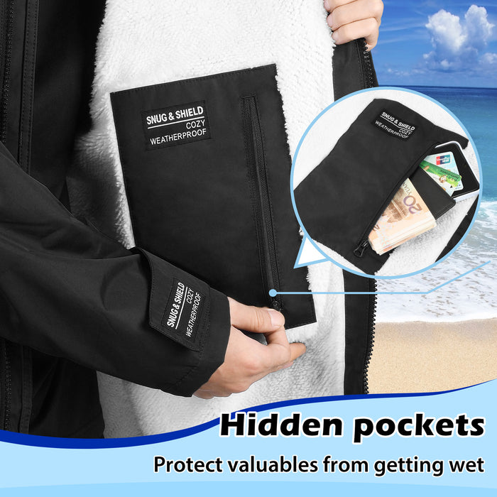 Waterproof Fleece Lined Swim Parka