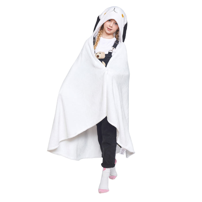 Fleece Hooded Blanket for Kids