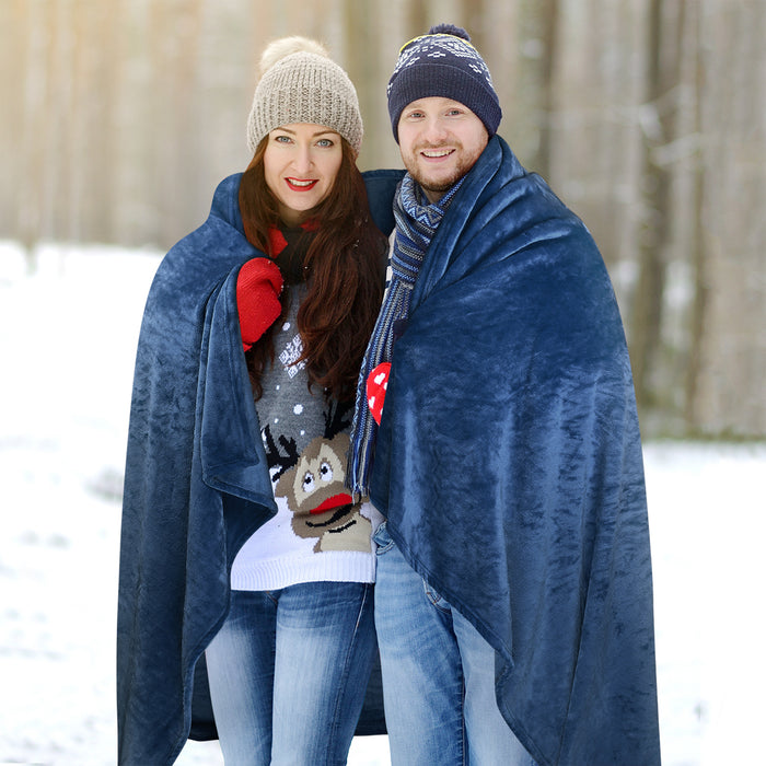 Fleece  Wearable Blanket Poncho