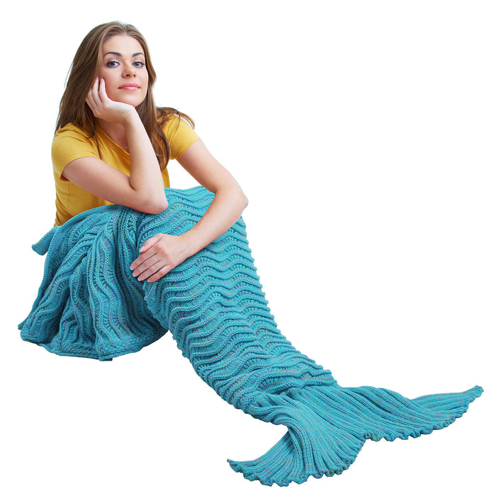Adults All Season Knit Mermaid Blanket