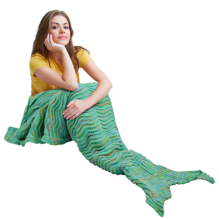 Adults All Season Knit Mermaid Blanket