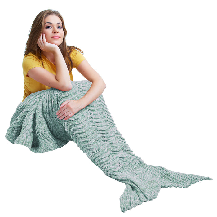 Adults All Season Knit Mermaid Blanket