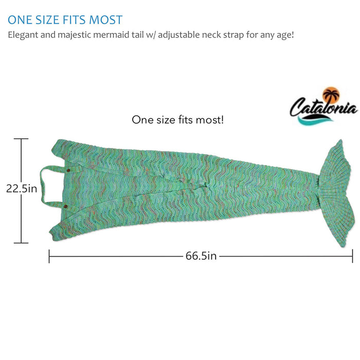 Adults All Season Knit Mermaid Blanket