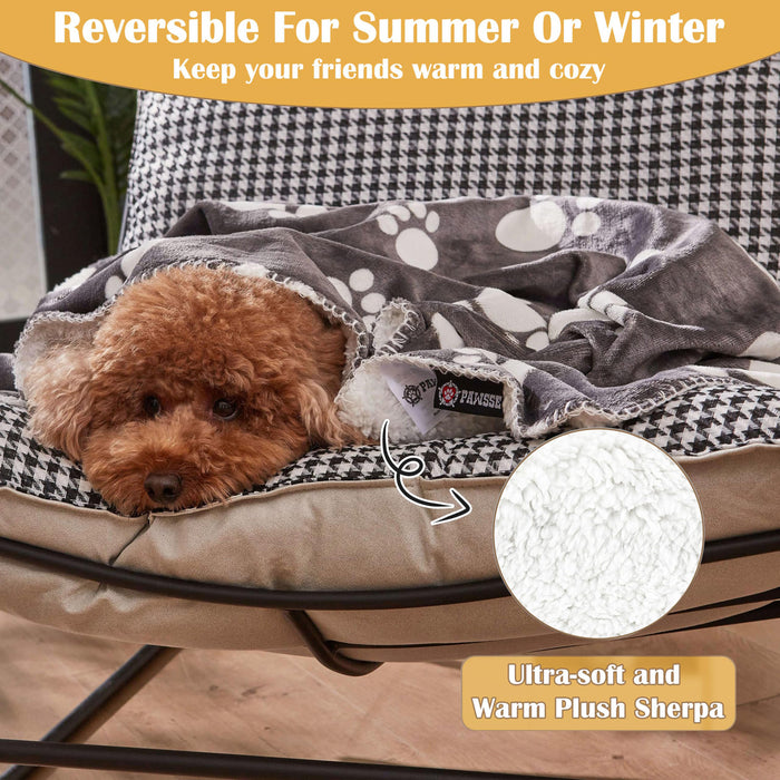 Kritter Planet Sherpa Fleece Waterproof Dog Blankets