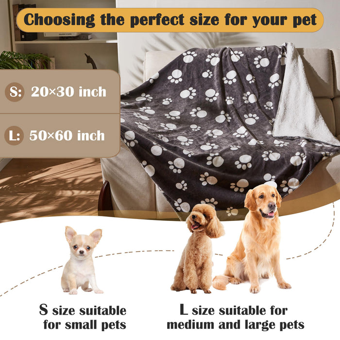 Kritter Planet Sherpa Fleece Waterproof Dog Blankets