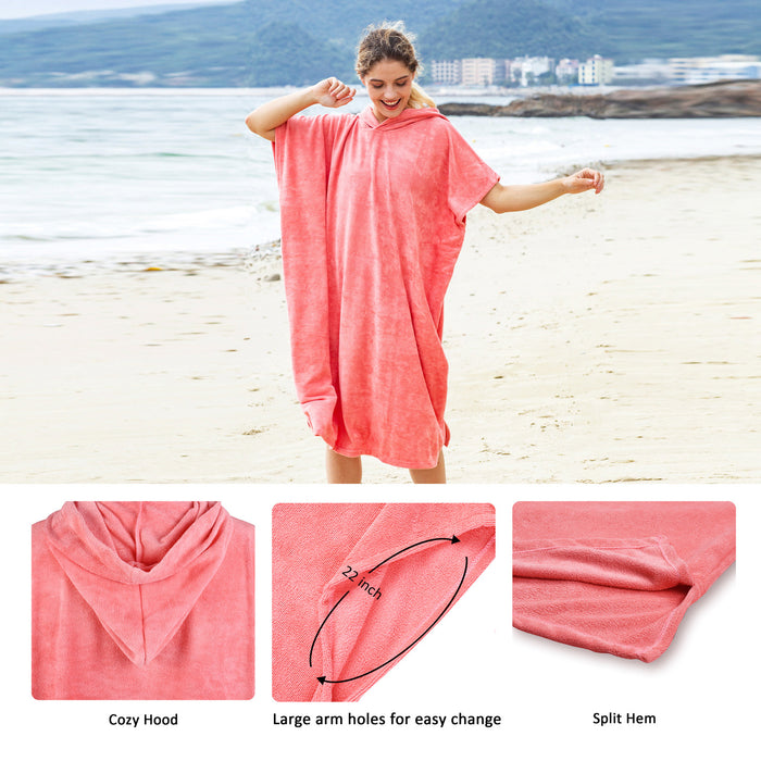 Microfiber Surf Poncho Changing Towel Robe
