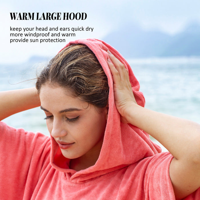 Microfiber Surf Poncho Changing Towel Robe