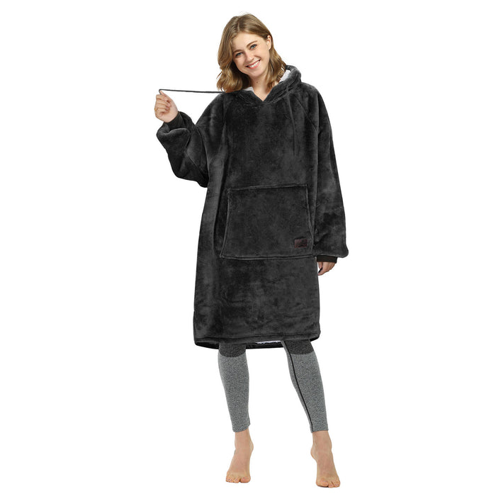 Outdoor Sherpa Slim Fit Hoodie Dress