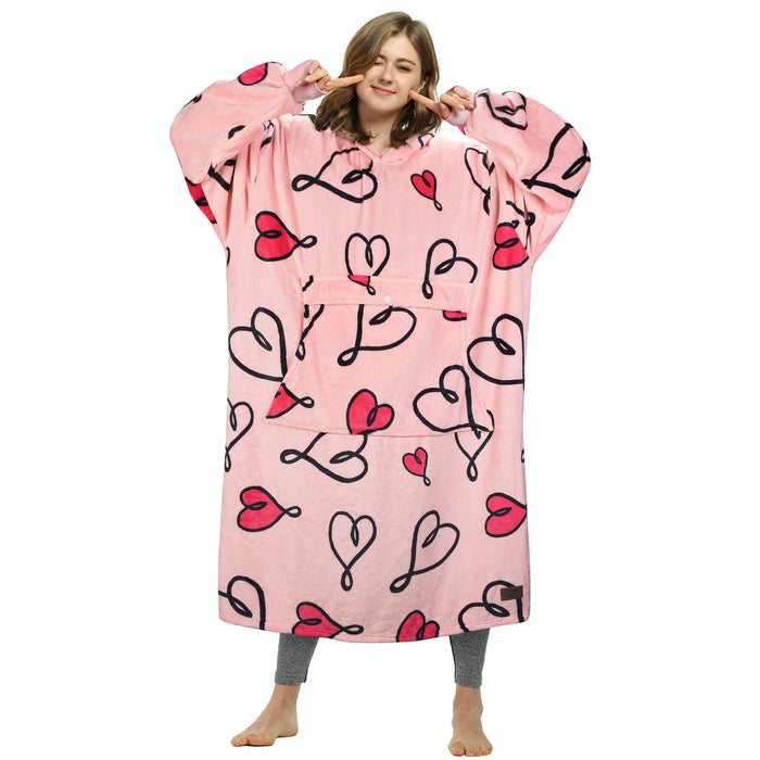 Extra Long All Season Oversize Hoodie Blanket